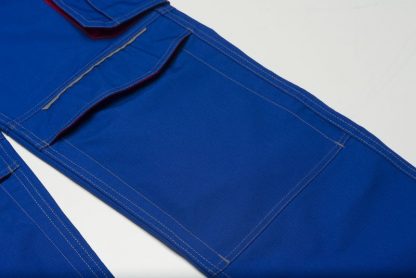 Basalt Arbeitskleidung Bundhose kornblau/rot