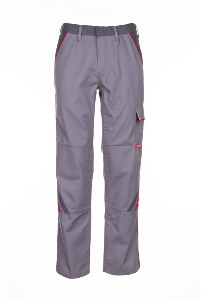 Highline Arbeitskleidung Bundhose zink/schiefer/rot
